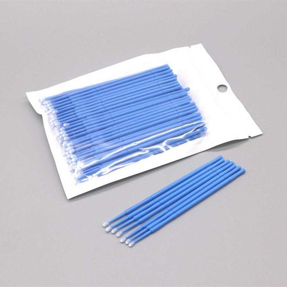 Eyelash Extension With Glue - 100pcs/lot Micro Brushes Make Up Eyelash