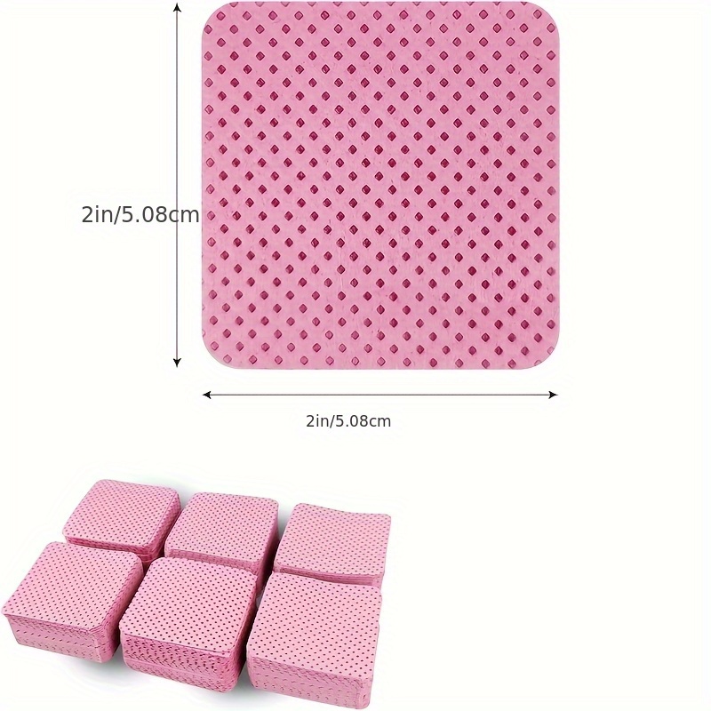 Eyelash Extensions - 50 Lint-Free Nail Wipes, Super Absorbent