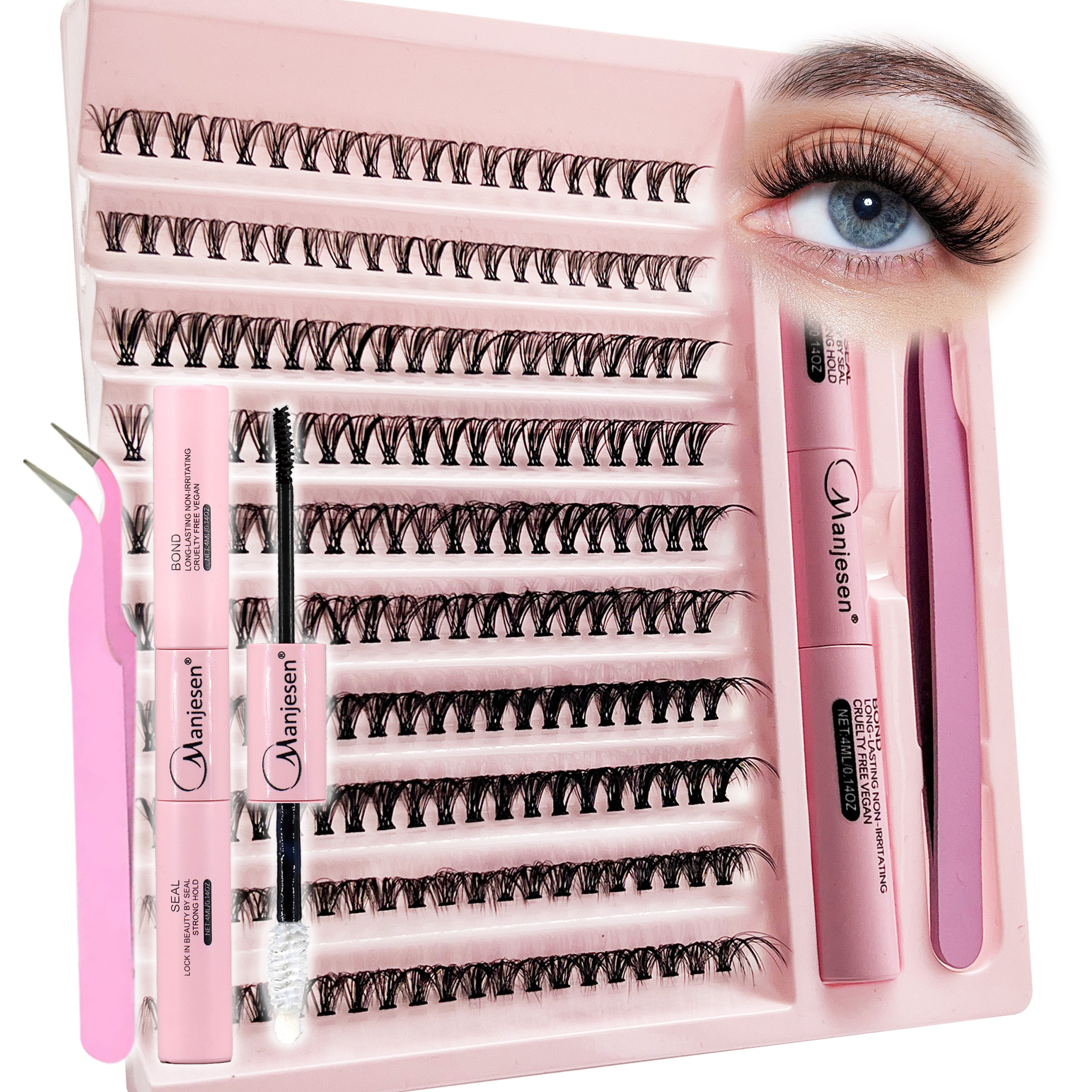 Eyelash Extension Glasses - DIY Lashes Extension Kit Eyelashes 200