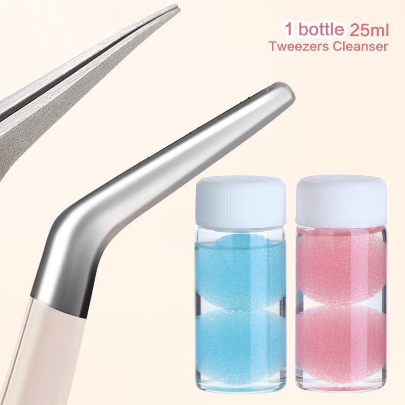 Eyelashes Tweezers Cleaner Las – Eyelash Extension With Glue recenzja i cena