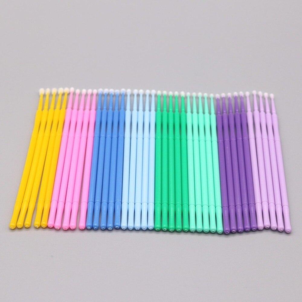100pcs/lot Micro Brushes Make  – Eyelash Extension With Glue recenzja i cena