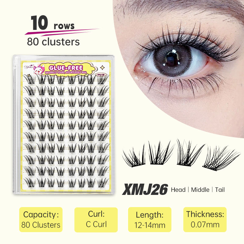 Yelix Fox-style Side Flying Ey – Eyelash Extension With Glue recenzja i cena