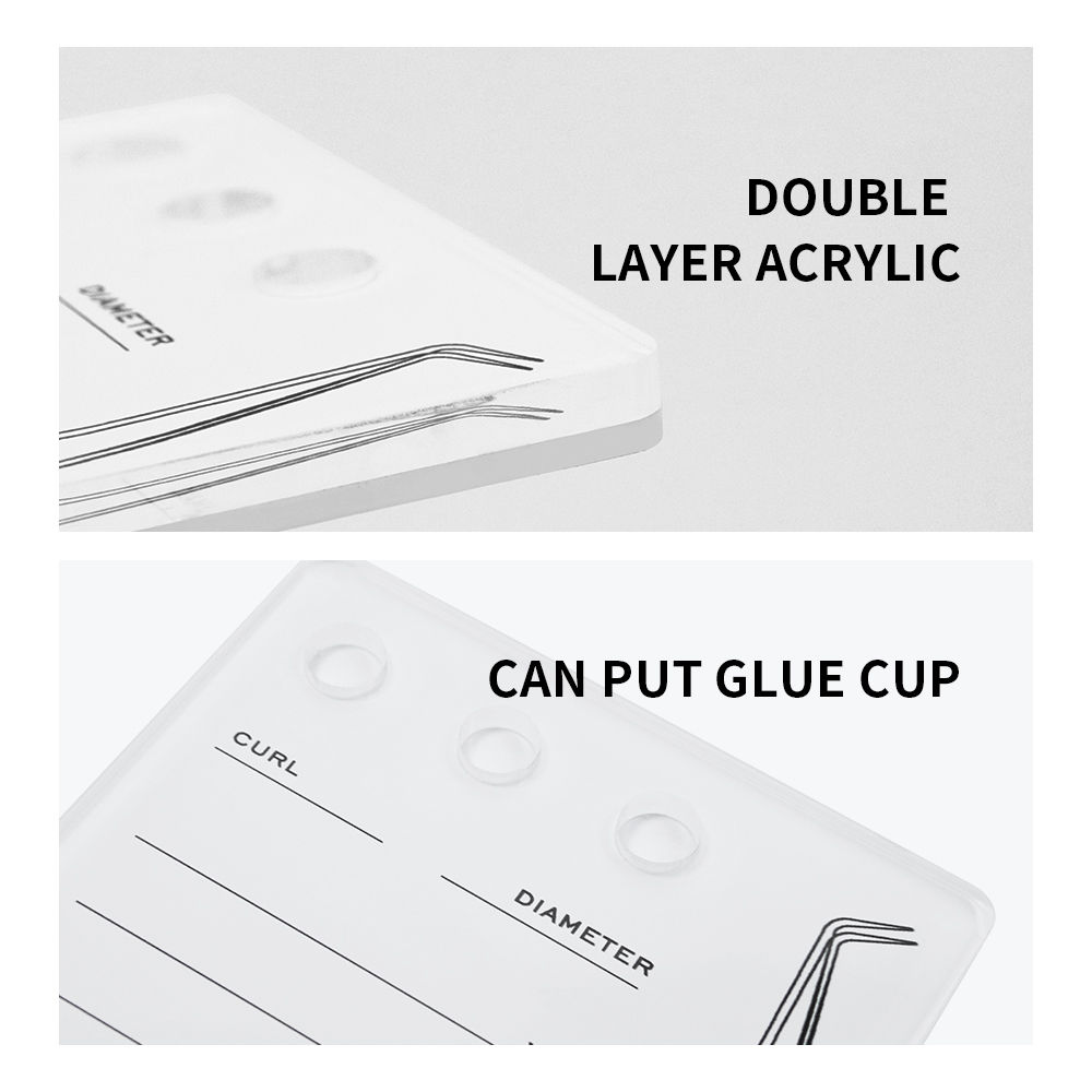 GAHAMACA Acrylic Lashes Holder – Eyelash Extension Examples recenzja i cena