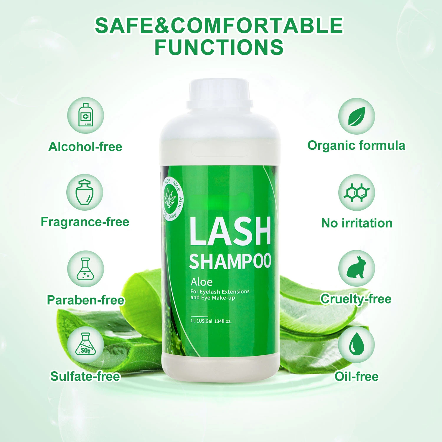 1L Eyelash Cleanser Foam Lash  – Eyelash Extension Wash Kit recenzja i cena