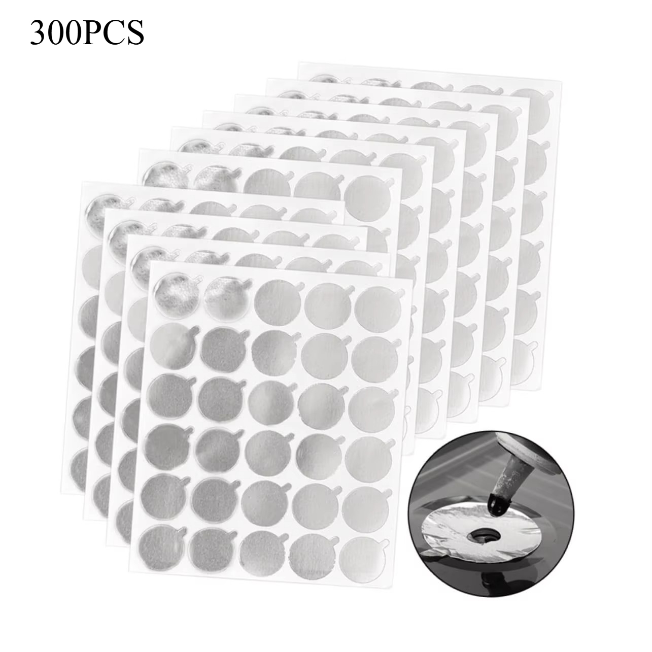 300pcs Foil Sticker Pads(10 Sh – Eyelash Extension Examples recenzja i cena
