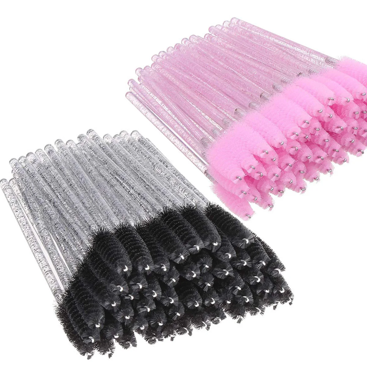 50pcs Eyelash Brushes Mascara  – Eyelash Extension Examples recenzja i cena