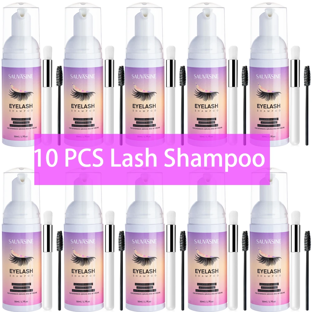 5/10PCS 50ML Eyelash Extension – Eyelash Extension Wash Kit recenzja i cena