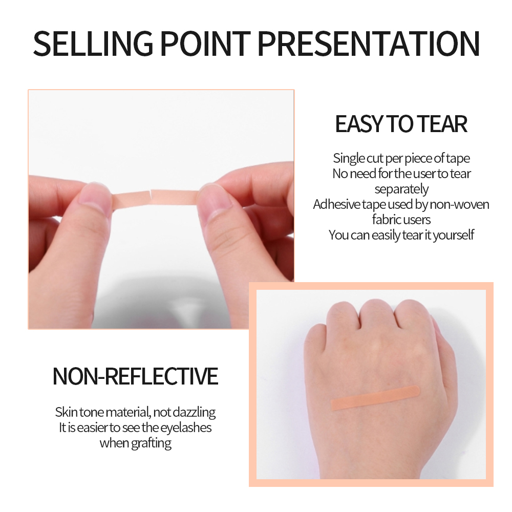 10/20pcs Eyelash Tape Non Wove – Eyelash Extension Examples recenzja i cena