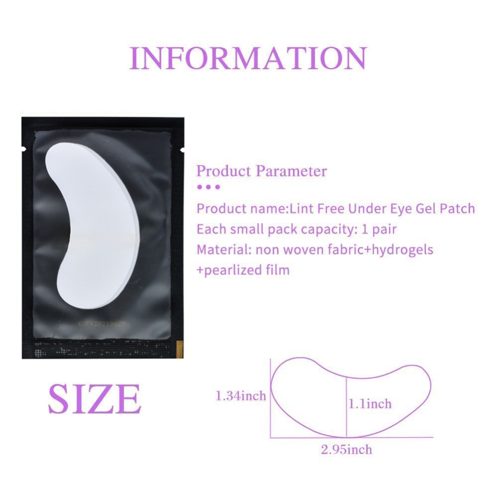 100Pairs Lint Free Under Eye G – Eyelash Extension Glasses recenzja i cena