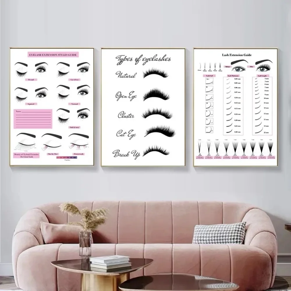 Canvas Painting HD Print Wall  – Eyelash Extension Salon recenzja i cena