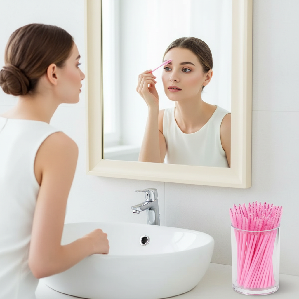 50pcs Disposable Eyelash Brush – Eyelash Extensions recenzja i cena
