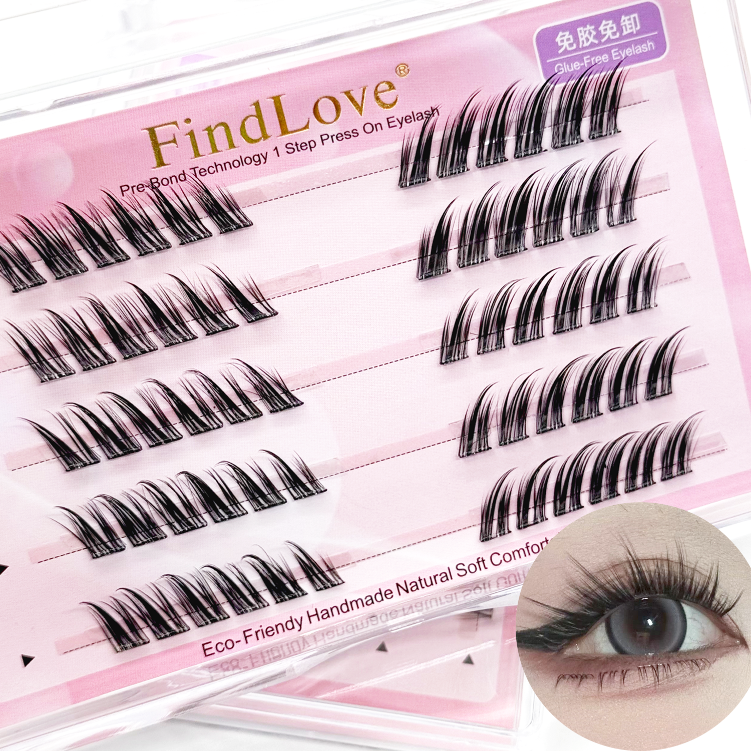 FindLove Fox Eye Lashes Pre Gl – Eyelash Extension Uv Glue recenzja i cena