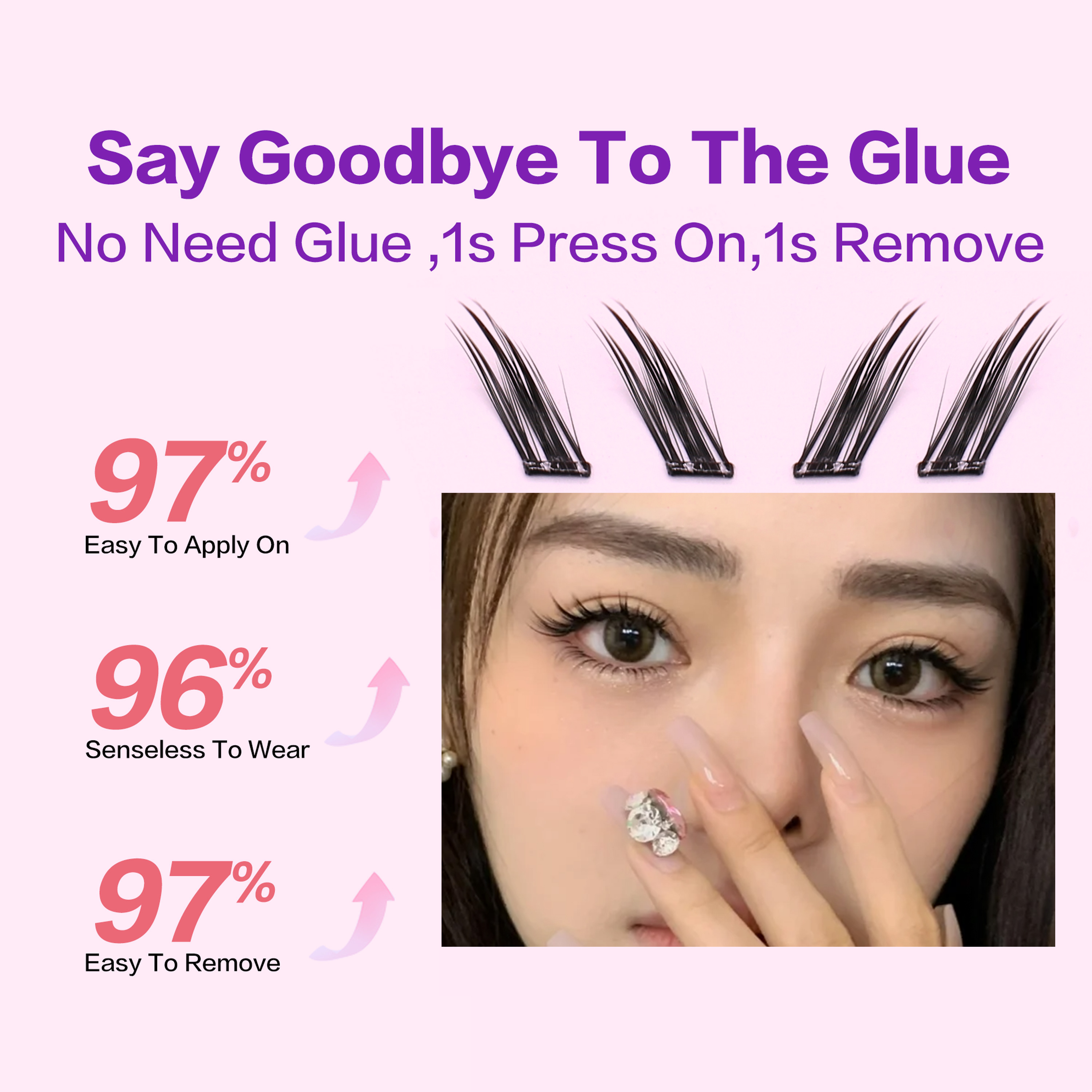 FindLove Fox Eye Lashes Pre Gl – Eyelash Extension Uv Glue recenzja i cena