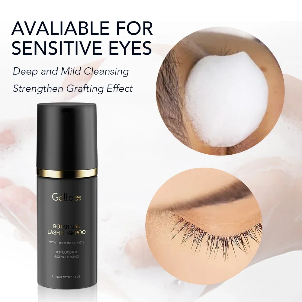 Gollee 100ml Cleaning Mousse B – Eyelash Extension Wash Kit recenzja i cena