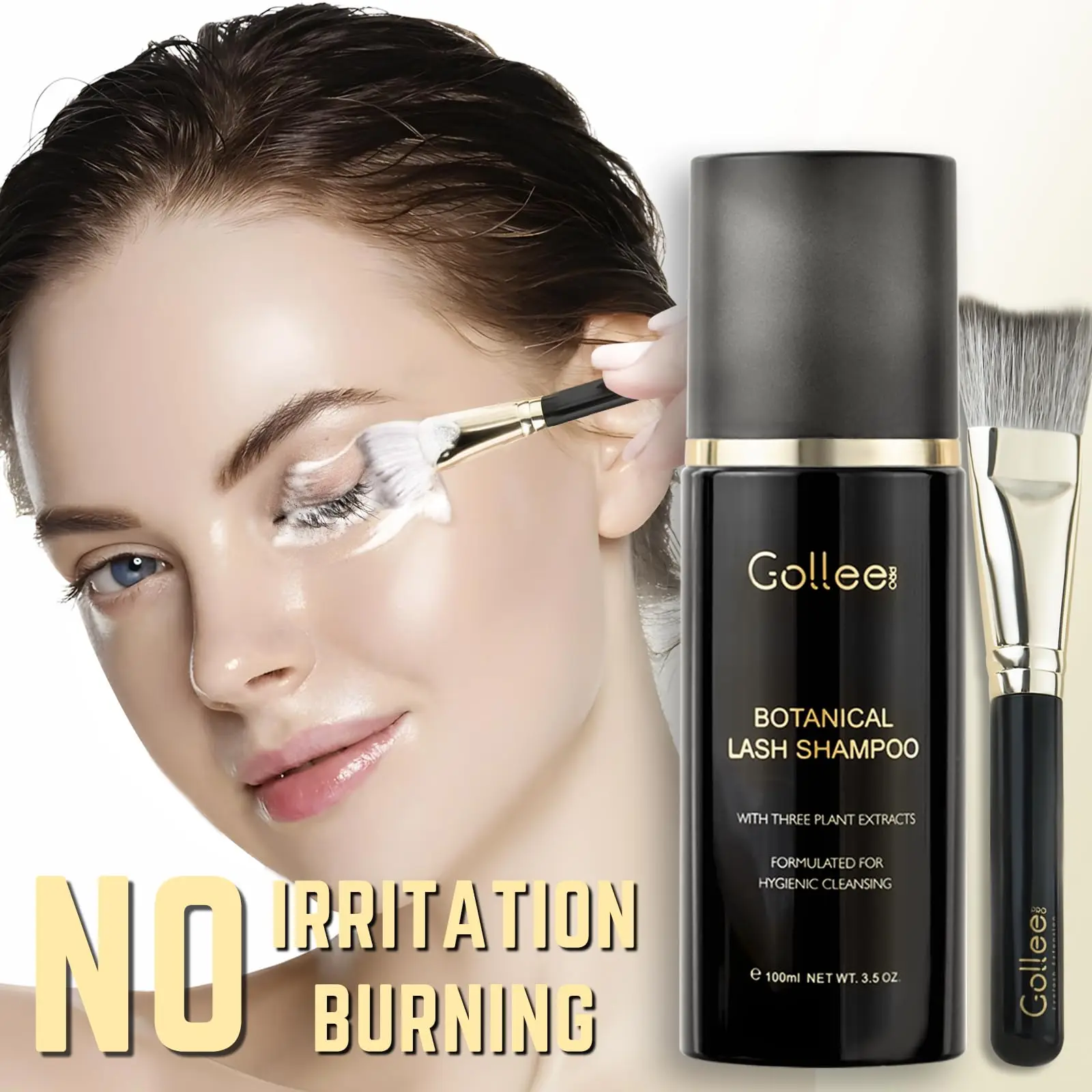 Gollee 100ml Cleaning Mousse B – Eyelash Extension Wash Kit recenzja i cena