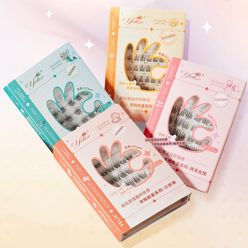 7 Rows Self-Adhesive Eyelashes – Eyelash Extension With Glue recenzja i cena