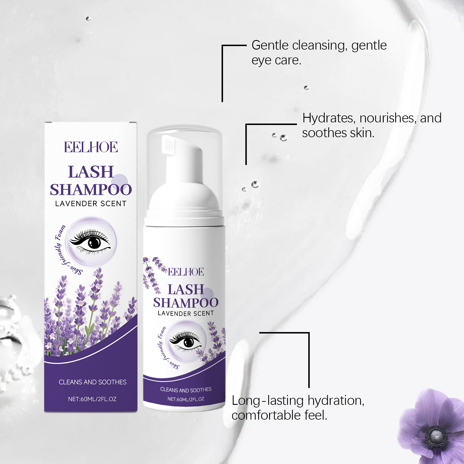 Gentle Lash Cleansing Mousse E – Eyelash Extension Wash Kit recenzja i cena