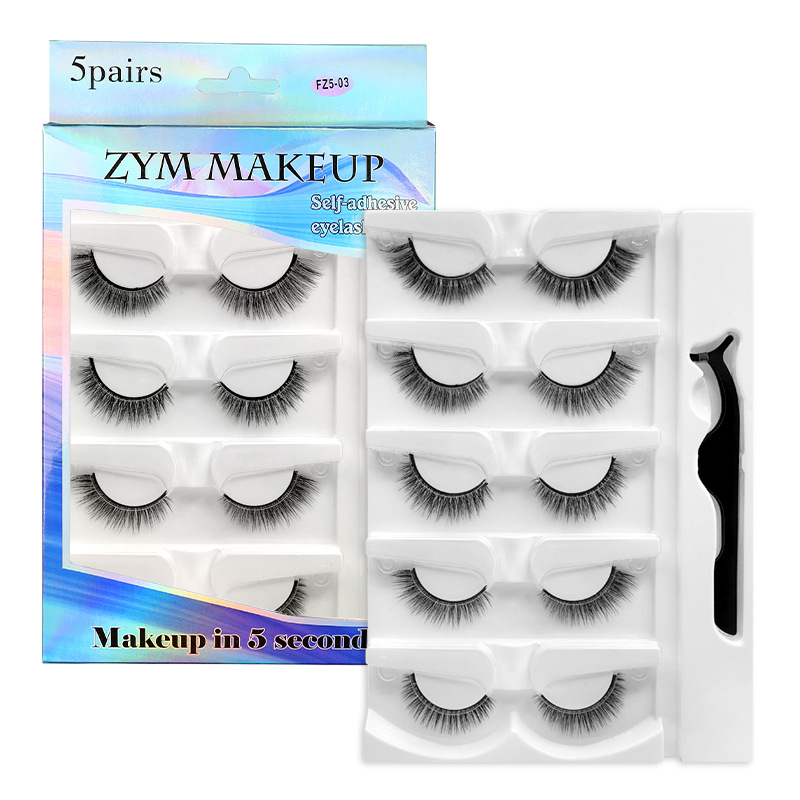 5 Pairs Glue-free Self-adhesiv – Eyelash Extension Uv Glue recenzja i cena