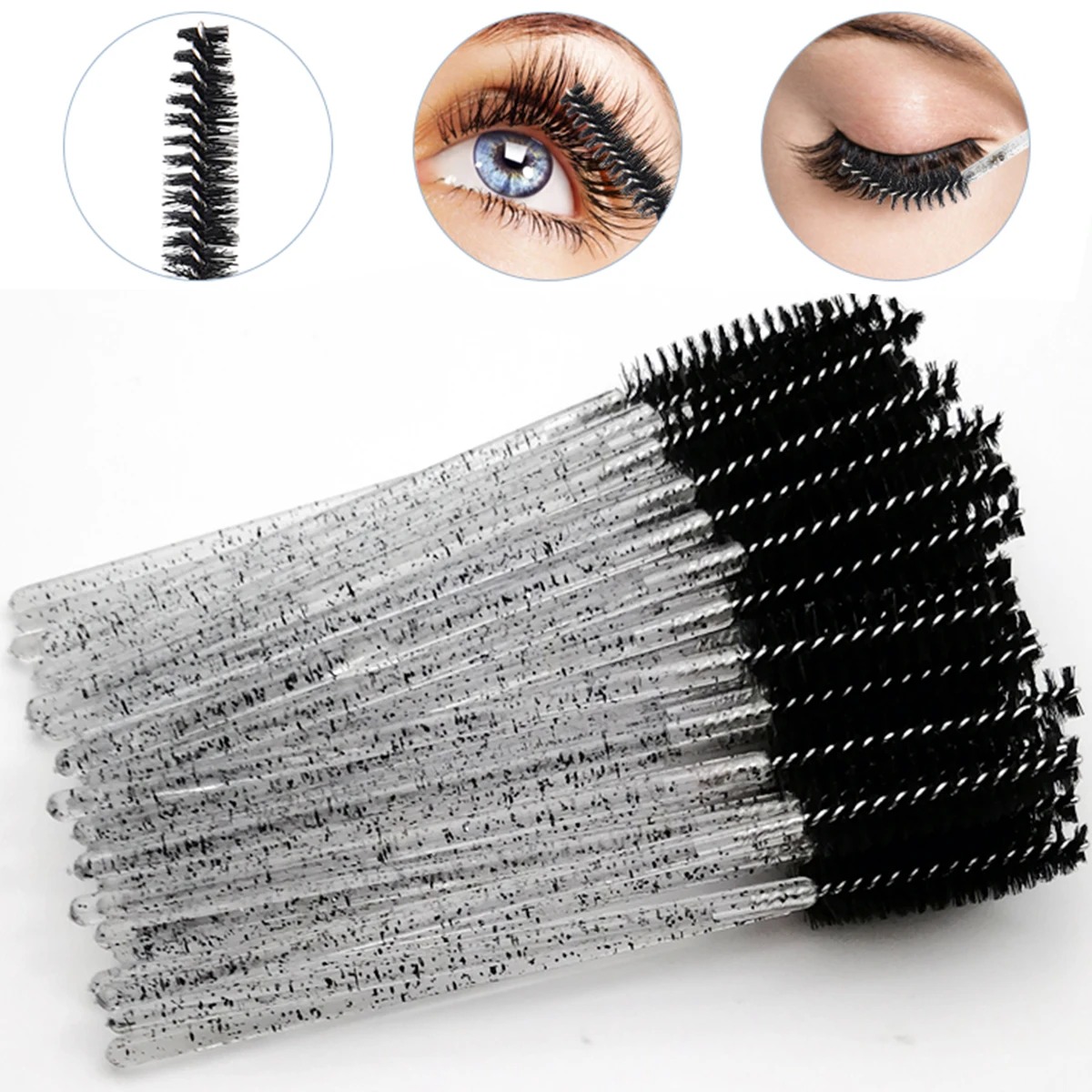 Wholesale 100PCS Mascara Spool – Eyelash Extension Salon recenzja i cena