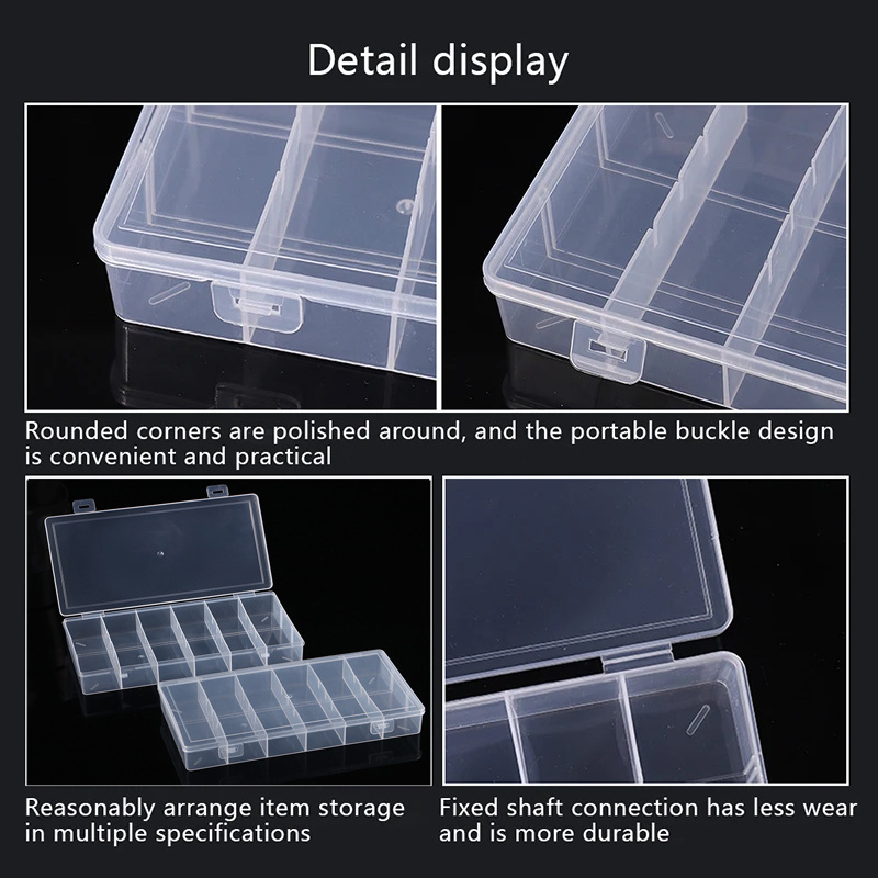 6-compartment storage box, pla – Eyelash Extension Uv Glue recenzja i cena