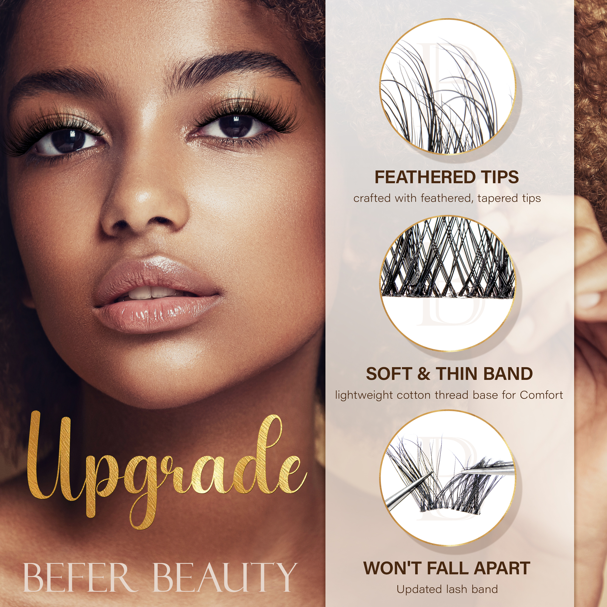 Befer Natural Lashes Clusters  – Eyelash Extensions recenzja i cena